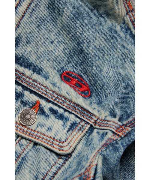 DIESEL（ディーゼル）の「キッズ ジャケット JLILL-ONE（デニムジャケット・キッズ・ライトインディゴブルー・10Y/12Y/4Y/14Y/6Y/8Y）」の3枚目の写真