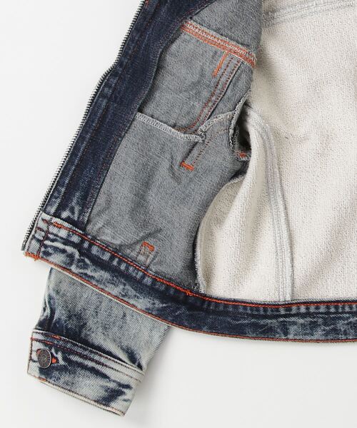 DIESEL（ディーゼル）の「キッズ ジャケット JLILL-ONE（デニムジャケット・キッズ・ライトインディゴブルー・10Y/12Y/4Y/14Y/6Y/8Y）」の4枚目の写真