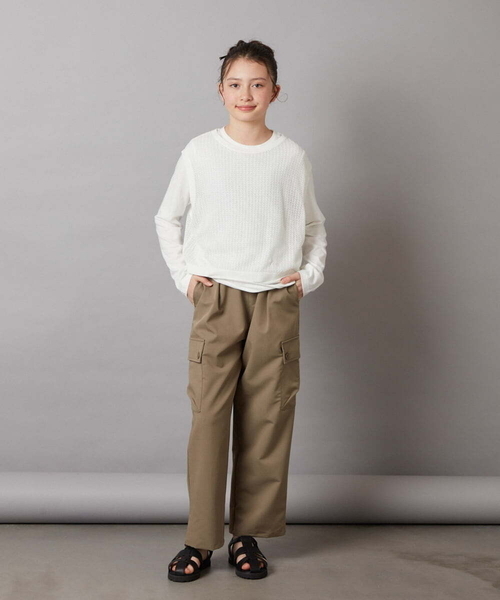 a.v.v（アーヴェヴェ）の「[18-24cm][ママとお揃いも叶う] グルカサンダル[WEB限定サイズ]（サンダル・キッズ・アイボリー/ブラック・18/20/19/21/22/23/24）」の16枚目の写真