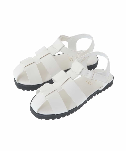 a.v.v（アーヴェヴェ）の「[18-24cm][ママとお揃いも叶う] グルカサンダル[WEB限定サイズ]（サンダル・キッズ・アイボリー/ブラック・18/20/19/21/22/23/24）」の18枚目の写真