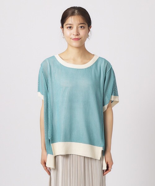 Cutie Blonde(キューティーブロンド)の「◆【2点セット】メッシュニット+タンクトップ(その他トップス・レディース・ブラック系4/ホワイト系その他5/グリーン系その他5・02/03/04)」の16枚目の写真