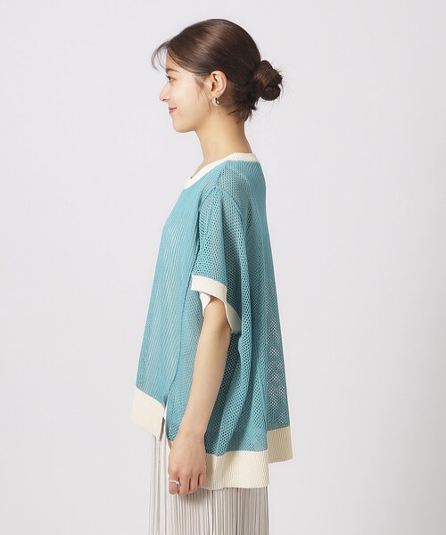 Cutie Blonde(キューティーブロンド)の「◆【2点セット】メッシュニット+タンクトップ(その他トップス・レディース・ブラック系4/ホワイト系その他5/グリーン系その他5・02/03/04)」の17枚目の写真