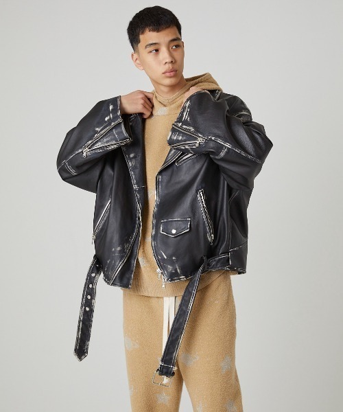 ジャケット・アウター DISCOVERED NotE OVER RIDERS BLOUSON DISCOVERED NotE OVER RIDERS BLOUSON