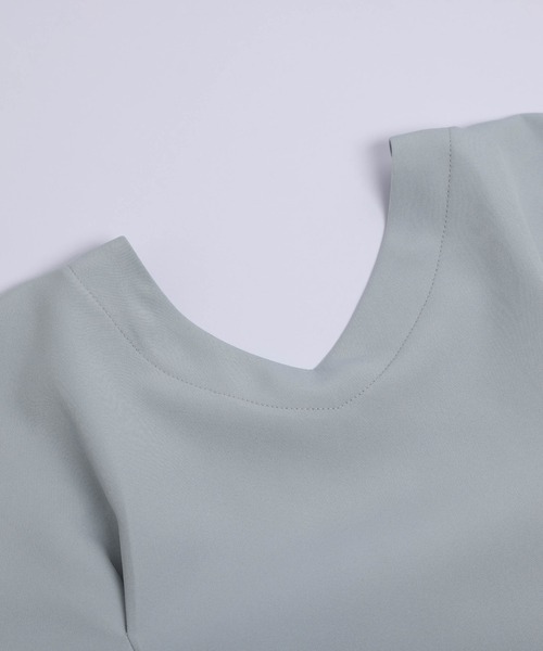La-gemme（ラジェム）の「フロントタックプルオーバー（Tシャツ/カットソー・レディース・ブラック/ブルー/ホワイト・フリー）」の16枚目の写真