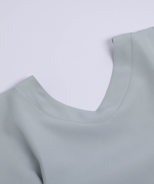La-gemme（ラジェム）の「フロントタックプルオーバー（Tシャツ/カットソー・レディース・ブラック/ブルー/ホワイト・フリー）」の17枚目の写真