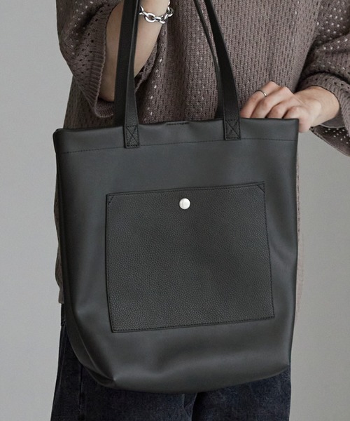 コンビポケットバーティカルトートバッグ MONO-MART│MONO-MART