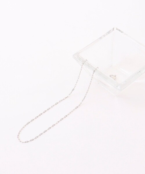 NOLLEY’S（ノーリーズ）の「スクエアチェーンM ネックレス（ネックレス・レディース・ゴールド/シルバー・FREE）」の4枚目の写真