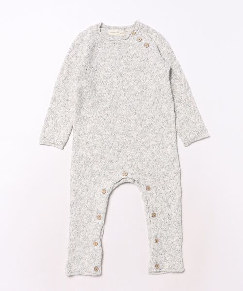 【セール】【Bs】【it】【Quincy Mae】COZY HEATHERED KNIT JUMPSUIT | FERN（その他ベビー用品）｜Quincy Mae（クインシーメイ）