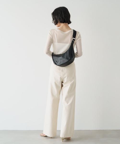 【russet】ソフトレザーラウンドショルダーバック(CE-1326) ブランド人気No.1ショルダー＞ソフトレザーラウンドショルダーバッグ