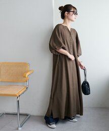 【新色追加!/WEB限定】バルーンマキシワンピース