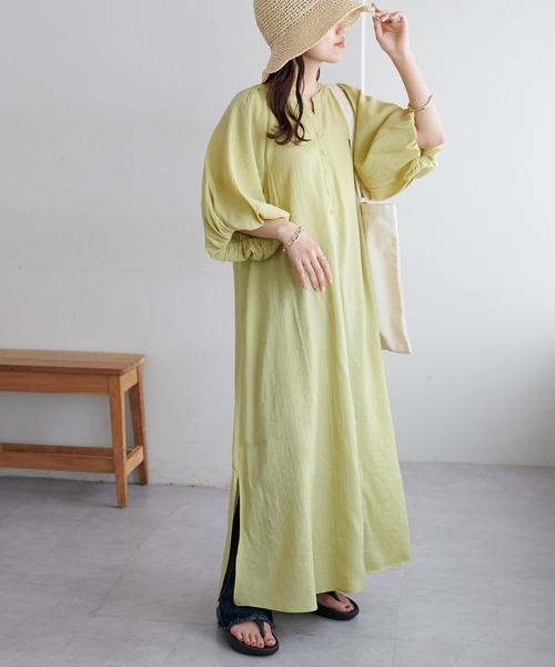 【WEB限定】バルーンマキシワンピース（ワンピース）｜DISCOAT（ディスコート）