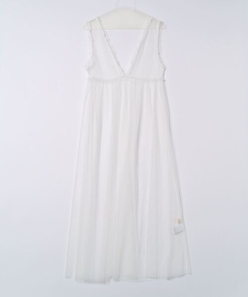 esutoreja（エストレジャ）の「チュールドレス（ワンピース・レディース・ブラック/ホワイト/グレー・FREE）」の4枚目の写真