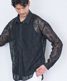 SILVER BULLET | 『CavariA/キャバリア』格子レース半袖シャツ(シャツ/ブラウス)