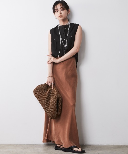 CHIC STYLE（シックスタイル）の「＜大きいサイズ＞レーヨン麻
