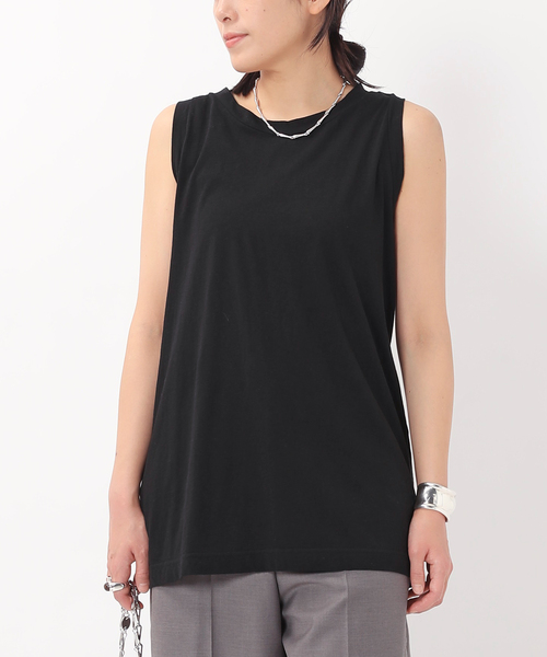 AP STUDIO（エーピーストゥディオ）の「【TanC TOKYO/タンクトウキョウ】バックオープンラップトップ（Tシャツ/カットソー・レディース・ホワイト/ブラック・FREE）」の2枚目の写真