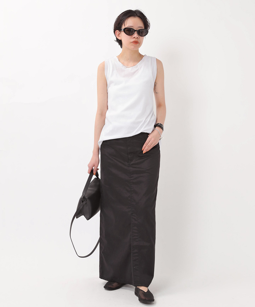 AP STUDIO（エーピーストゥディオ）の「【TanC TOKYO/タンクトウキョウ】バックオープンラップトップ（Tシャツ/カットソー・レディース・ホワイト/ブラック・FREE）」の22枚目の写真