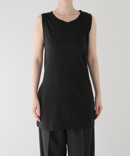 AP STUDIO（エーピーストゥディオ）の「【TanC TOKYO/タンクトウキョウ】バックオープンラップトップ（Tシャツ/カットソー・レディース・ホワイト/ブラック・FREE）」の17枚目の写真