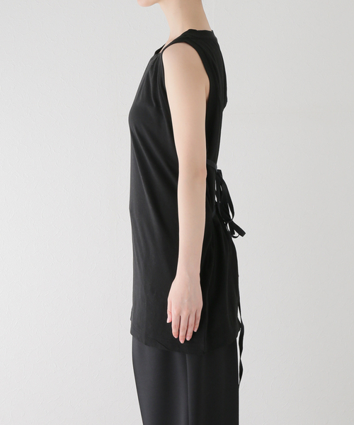 AP STUDIO（エーピーストゥディオ）の「【TanC TOKYO/タンクトウキョウ】バックオープンラップトップ（Tシャツ/カットソー・レディース・ホワイト/ブラック・FREE）」の18枚目の写真