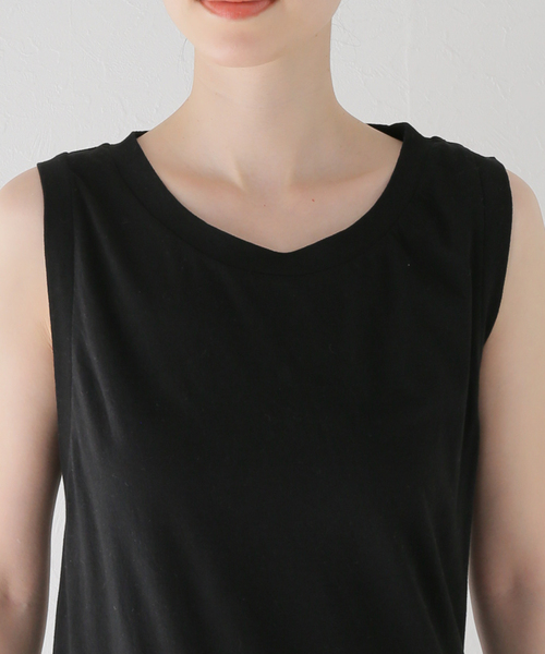 AP STUDIO（エーピーストゥディオ）の「【TanC TOKYO/タンクトウキョウ】バックオープンラップトップ（Tシャツ/カットソー・レディース・ホワイト/ブラック・FREE）」の4枚目の写真