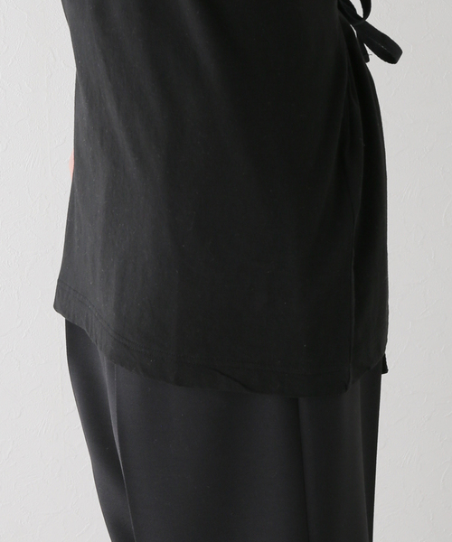 AP STUDIO（エーピーストゥディオ）の「【TanC TOKYO/タンクトウキョウ】バックオープンラップトップ（Tシャツ/カットソー・レディース・ホワイト/ブラック・FREE）」の8枚目の写真