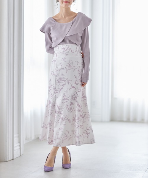 tocco closet(トッコ クローゼット)の「アシメカラーツイストリブニットプルオーバー(ニット/セーター・レディース・オフホワイト/ピンク/サックスブルー・M)」の8枚目の写真