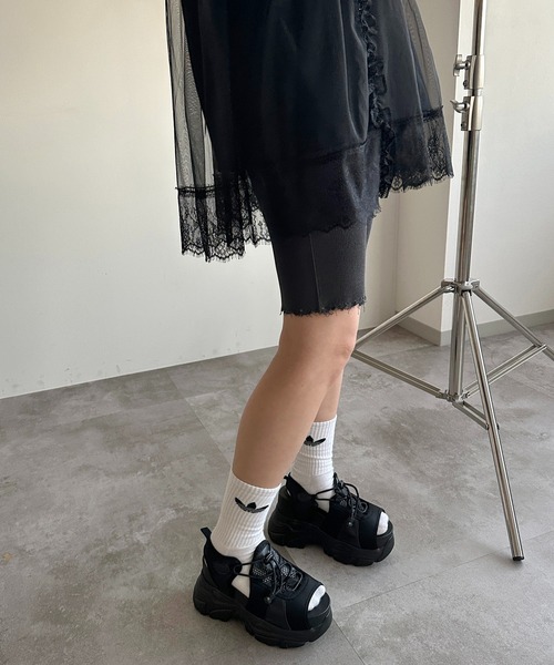 apres jour mignon(アプレジュールミニョン)の「バイカーパンツ【ZOZOTOWN限定アイテム】(その他パンツ・レディース・チャコールグレー/ブラック・X-LARGE/MEDIUM/SMALL)」の12枚目の写真