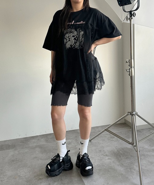 apres jour mignon(アプレジュールミニョン)の「バイカーパンツ【ZOZOTOWN限定アイテム】(その他パンツ・レディース・チャコールグレー/ブラック・X-LARGE/MEDIUM/SMALL)」の14枚目の写真