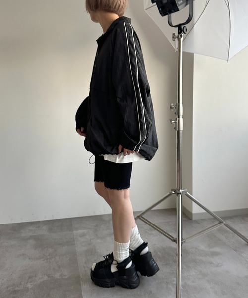 apres jour mignon(アプレジュールミニョン)の「バイカーパンツ【ZOZOTOWN限定アイテム】(その他パンツ・レディース・チャコールグレー/ブラック・X-LARGE/MEDIUM/SMALL)」の7枚目の写真