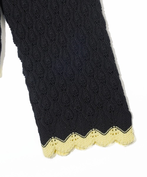 MILKFED.(ミルクフェド)の「SCALLOP HEM KNIT CARDIGAN(カーディガン/ボレロ・レディース・アッシュ/ブラック/ネイビー・ONE SIZE)」の15枚目の写真