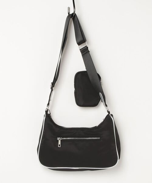 Magine(マージン)の「cheek チーク:square sholder/スクエア ショルダーバッグ(ショルダーバッグ・レディース・パープル/ブラック/ホワイト・FREE)」の9枚目の写真