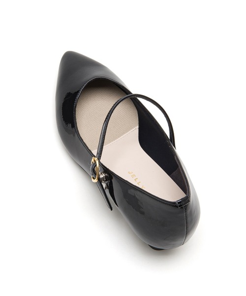 【セール】【レイン対応】レインストラップパンプス【Made in Japan】(325-33981)JELLY BEANS(ジェリービーンズ)（レインシューズ）｜JELLY BEANS（ジェリービーンズ）