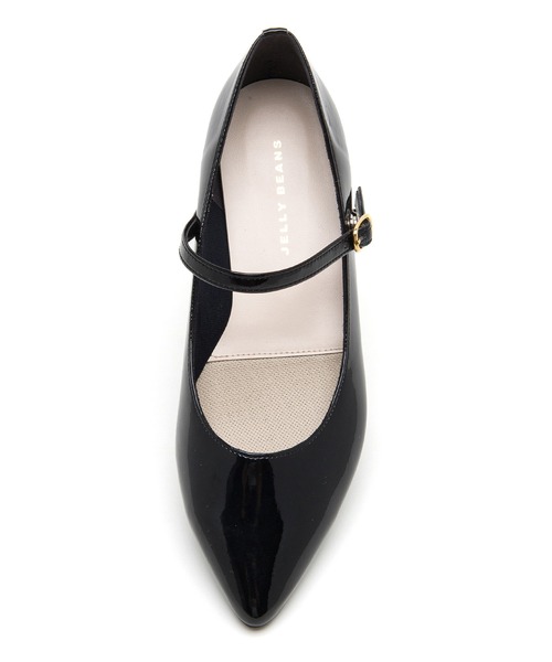 【セール】【レイン対応】レインストラップパンプス【Made in Japan】(325-33981)JELLY BEANS(ジェリービーンズ)（レインシューズ）｜JELLY BEANS（ジェリービーンズ）