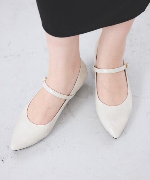 【セール】【レイン対応】レインストラップパンプス【Made in Japan】(325-33981)JELLY BEANS(ジェリービーンズ)（レインシューズ）｜JELLY BEANS（ジェリービーンズ）