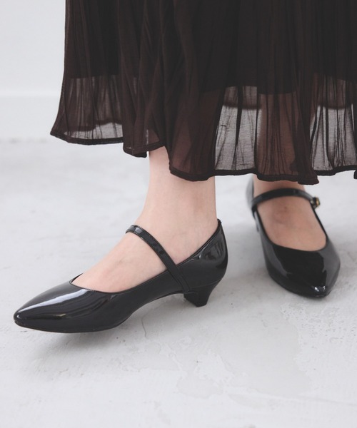 【セール】【レイン対応】レインストラップパンプス【Made in Japan】(325-33981)JELLY BEANS(ジェリービーンズ)（レインシューズ）｜JELLY BEANS（ジェリービーンズ）