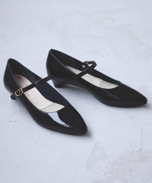 【セール】【レイン対応】レインストラップパンプス【Made in Japan】(325-33981)JELLY BEANS(ジェリービーンズ)（レインシューズ）｜JELLY BEANS（ジェリービーンズ）