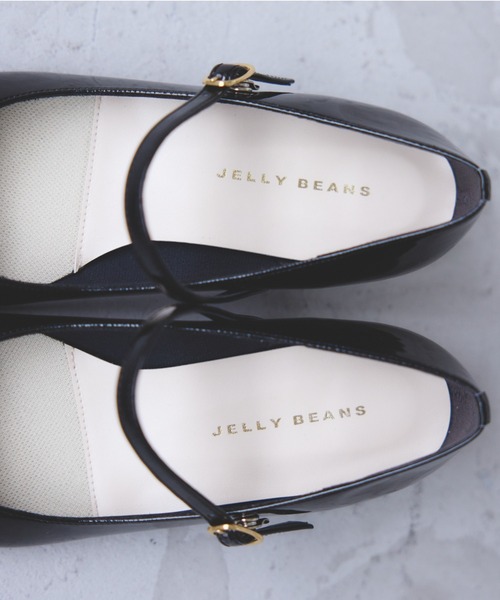 【セール】【レイン対応】レインストラップパンプス【Made in Japan】(325-33981)JELLY BEANS(ジェリービーンズ)（レインシューズ）｜JELLY BEANS（ジェリービーンズ）
