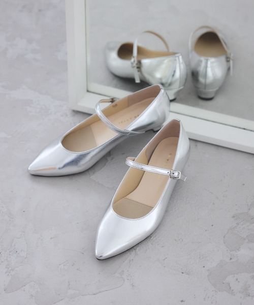 【セール】【レイン対応】レインストラップパンプス【Made in Japan】(325-33981)JELLY BEANS(ジェリービーンズ)（レインシューズ）｜JELLY BEANS（ジェリービーンズ）