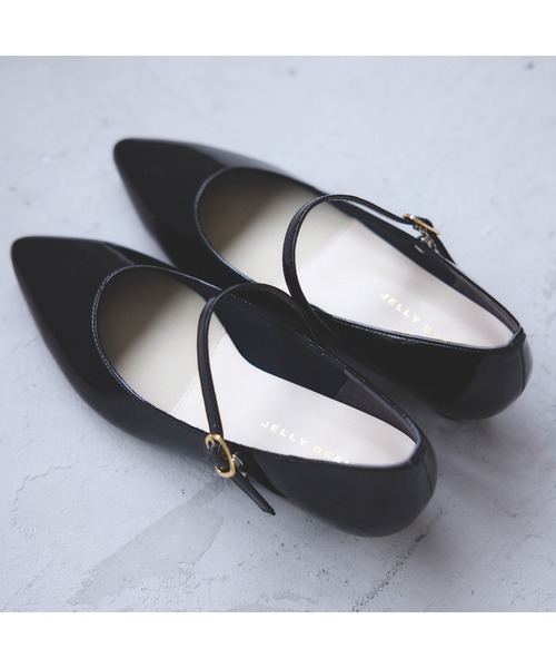 【セール】【レイン対応】レインストラップパンプス【Made in Japan】(325-33981)JELLY BEANS(ジェリービーンズ)（レインシューズ）｜JELLY BEANS（ジェリービーンズ）