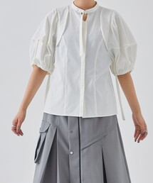 UNITED TOKYO | スリットカラーボリュームブラウス(シャツ/ブラウス)