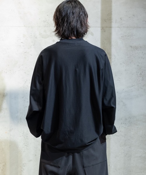 GARDEN TOKYO(ガーデントウキョウ)の「hayha lamka/ヘイヘ ラムカ/hayha lamka LONG SLEEVE(Tシャツ/カットソー・メンズ・ブラック・F)」の4枚目の写真