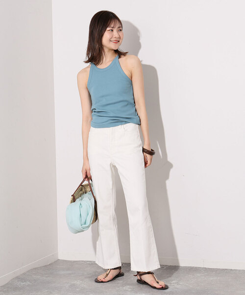 SLOBE IENA（スローブイエナ）の「SLOBE IENA ストール（ストール/ショール・レディース・チャコールグレー/スカイブルー/アイボリー・FREE）」の15枚目の写真