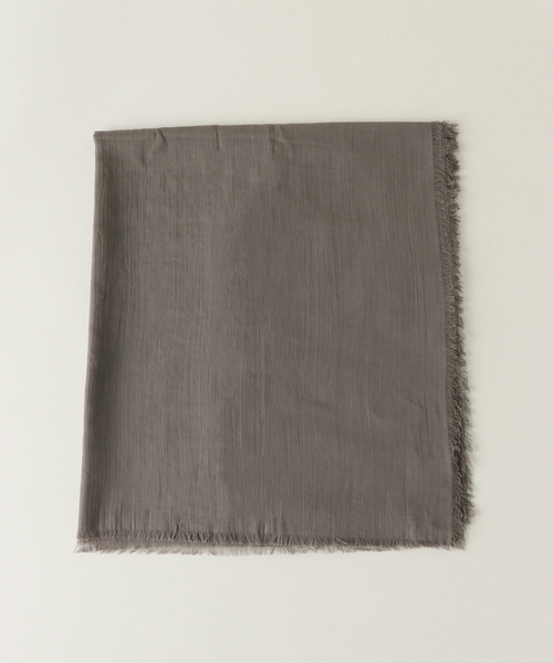 SLOBE IENA（スローブイエナ）の「SLOBE IENA ストール（ストール/ショール・レディース・チャコールグレー/スカイブルー/アイボリー・FREE）」の17枚目の写真