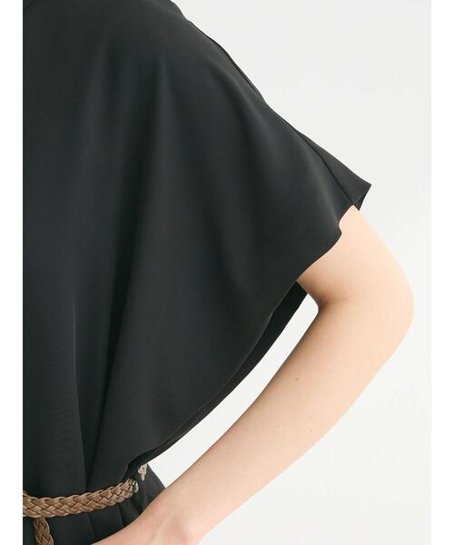 Green　Parks（グリーンパークス）の「SET2点　合皮ベルト+ミディシャツワンピース（シャツワンピース・レディース・グリーン/オフホワイト/ブラウン/ブラック・FREE）」の15枚目の写真