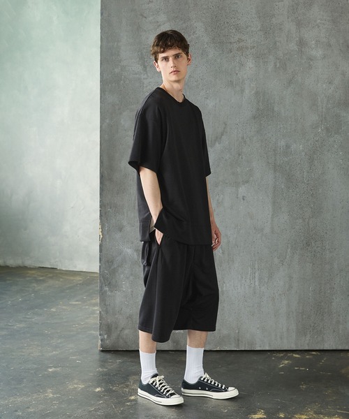 CTHY（シティ）の「サイドスリット裏毛スウェット ピグメントスウェットTシャツ（Tシャツ/カットソー・メンズ・ブラック系2/ブラック系・XL/L/M/S）」の19枚目の写真