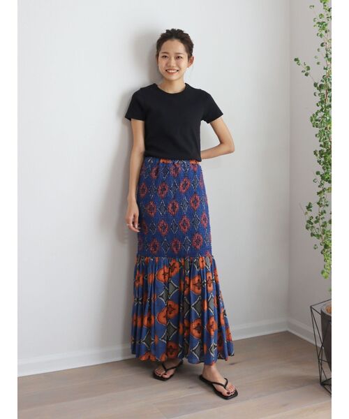 Ungrid(アングリッド)の「カラーフィットTee(Tシャツ/カットソー・レディース・ピンク/オフホワイト/ブラック/グリーン・FREE)」の16枚目の写真