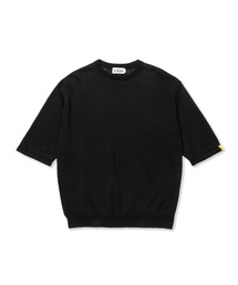 CALEE（キャリー）の「×EYYA L/N DROP SHOULDER S/S SPRING KNIT SW（ニット/セーター）」