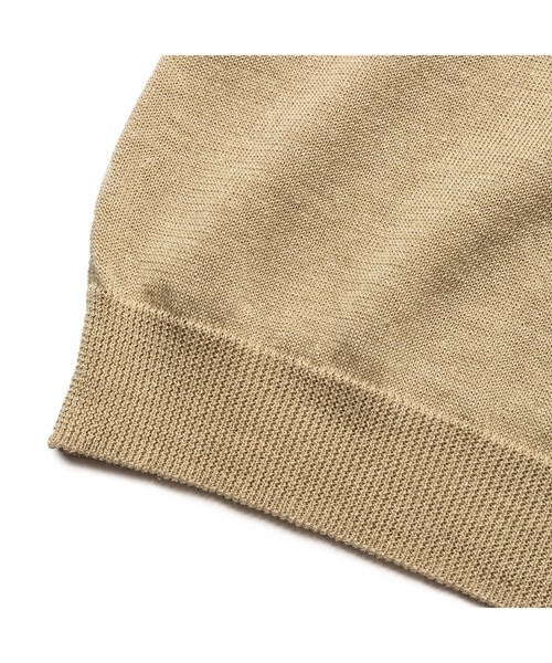CALEE(キャリー)の「×EYYA L/N DROP SHOULDER S/S SPRING KNIT SW(ニット/セーター・メンズ・ブラック/ベージュ・MEDIUM/LARGE/X-LARGE)」の5枚目の写真