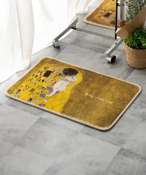 もこもこ起毛 犬・猫デザイン マット 40x60cm（ラグ/マット）｜Jubilee