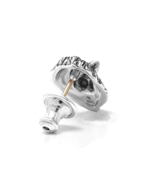 LION HEART(ライオンハート)の「LH BASIC スタッズピアス/マスター/シルバー925(ピアス(片耳用)・メンズ・シルバー・ONE SIZE)」の5枚目の写真