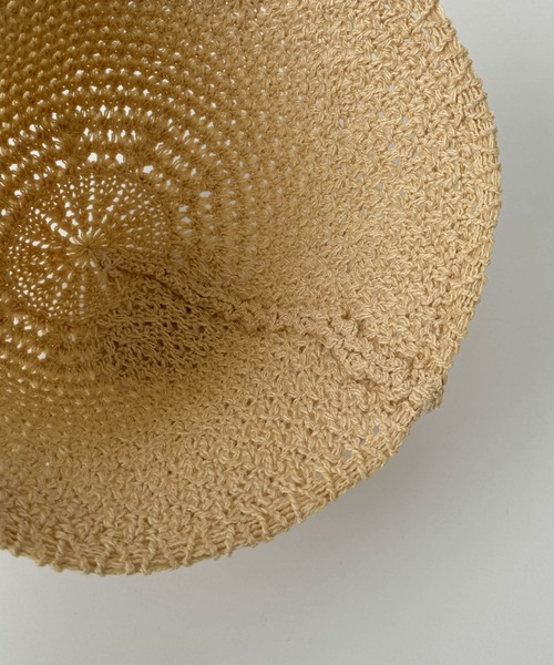 CANAL JEAN（キャナルジーン）の「El mar　メッシュバケットハット（ハット・レディース・クリーム/ブラック/ベージュ・ONE SIZE）」の11枚目の写真